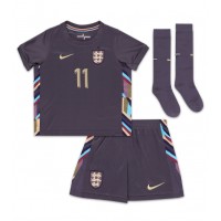 Maglie da calcio Inghilterra Phil Foden #11 Seconda Maglia Bambino Europei 2024 Manica Corta (+ Pantaloni corti)